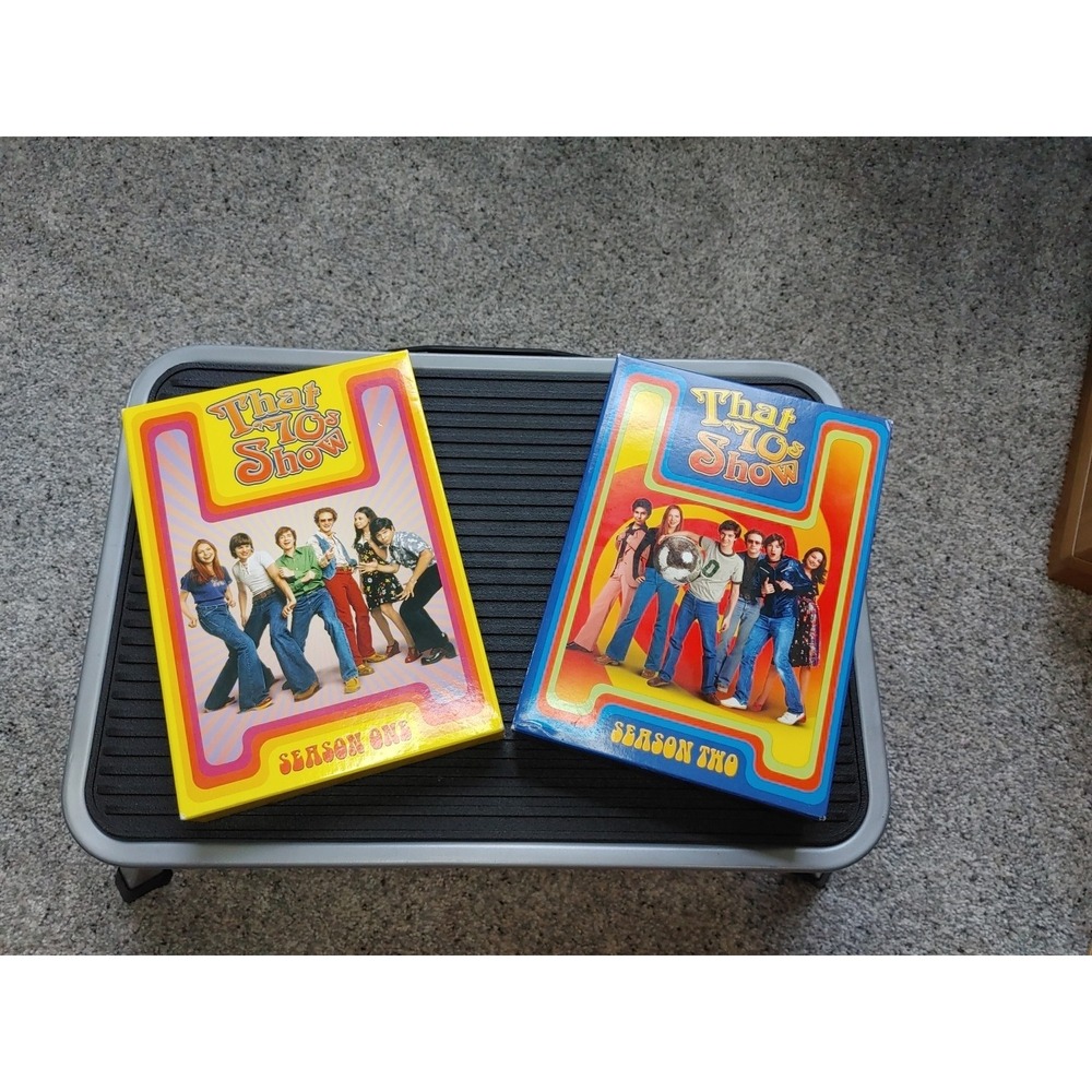 That 70s Show DVD Season 1 and Season 2 Box Sets Complete 4-Disc Sets Retro TV